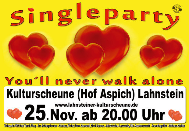Single Party Kulturscheune Lahnstein Single Party Kulturscheune Lahnstein