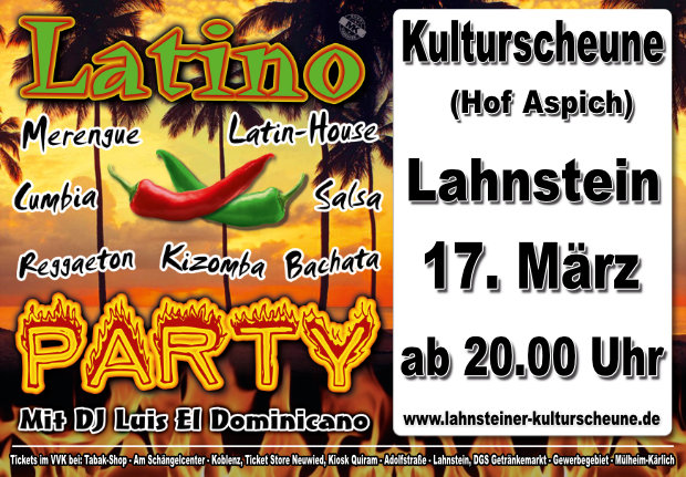 Single party kulturscheune lahnstein
